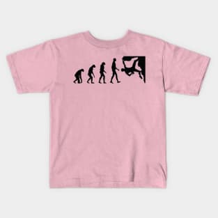 Climbing evolution Kids T-Shirt